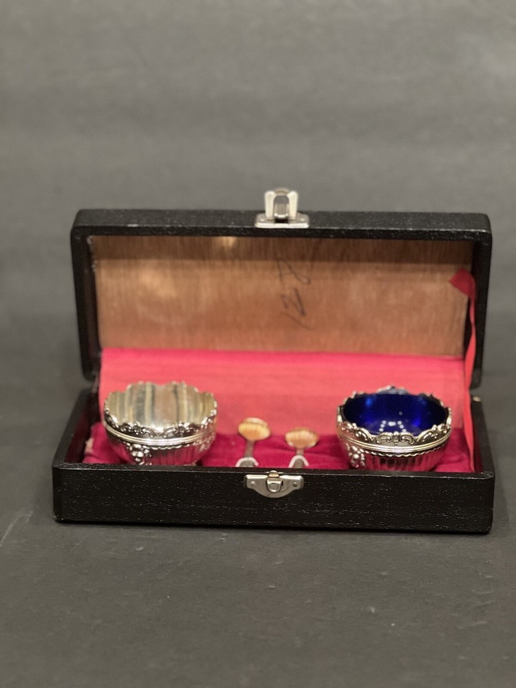 Silver Plated Salt & Pepper Cellars