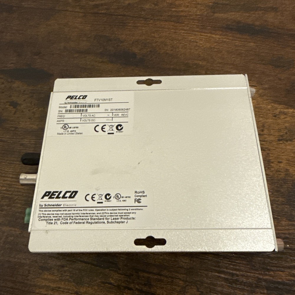PELCO FTV10M1ST FIBER TRANSMITTER