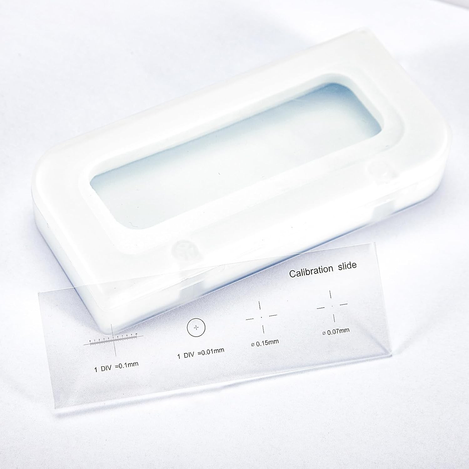 Microscope Stage Calibration Micrometer Slide USB Camera 0.01mm measuring ruler