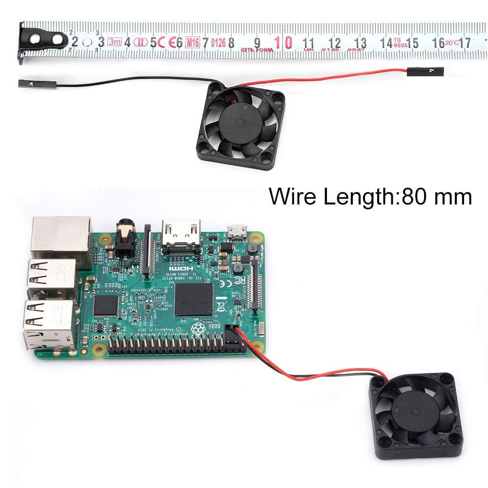 Raspberry Pi Fan, 2pc Cooling Fan,Separating Interface, 3.3V/5V