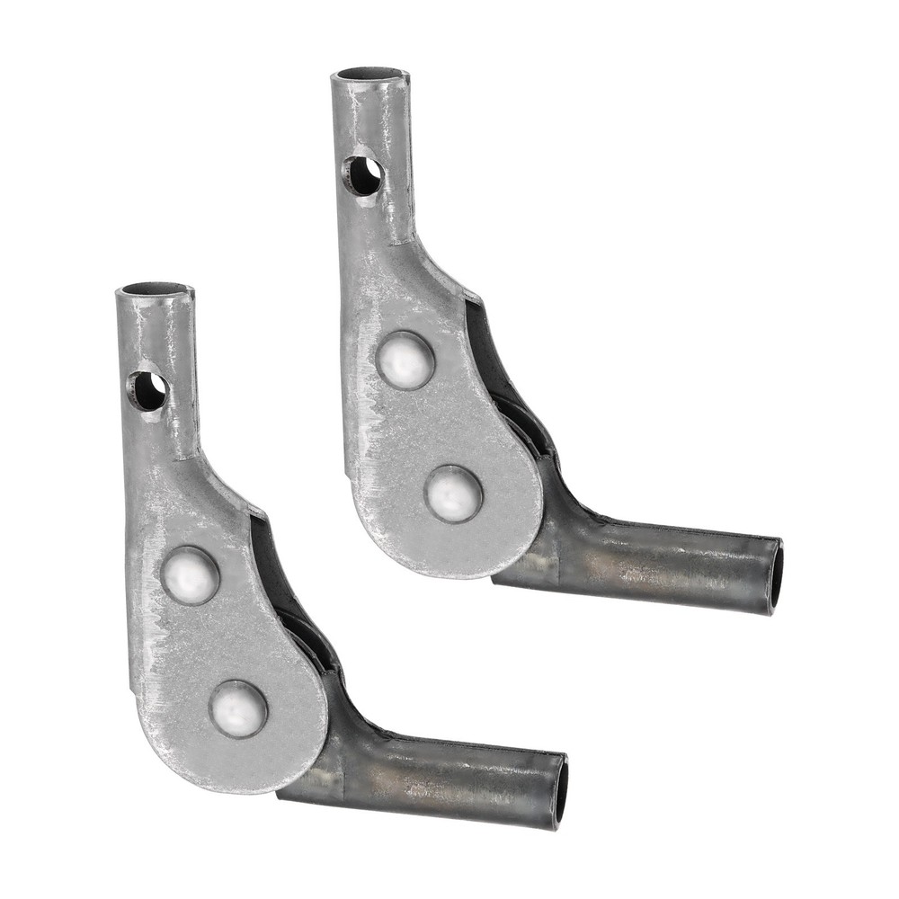 2Pcs Adjustable Sofa Hinge, 125 Degree Slanted 3 Gear Support Joint for Sofa