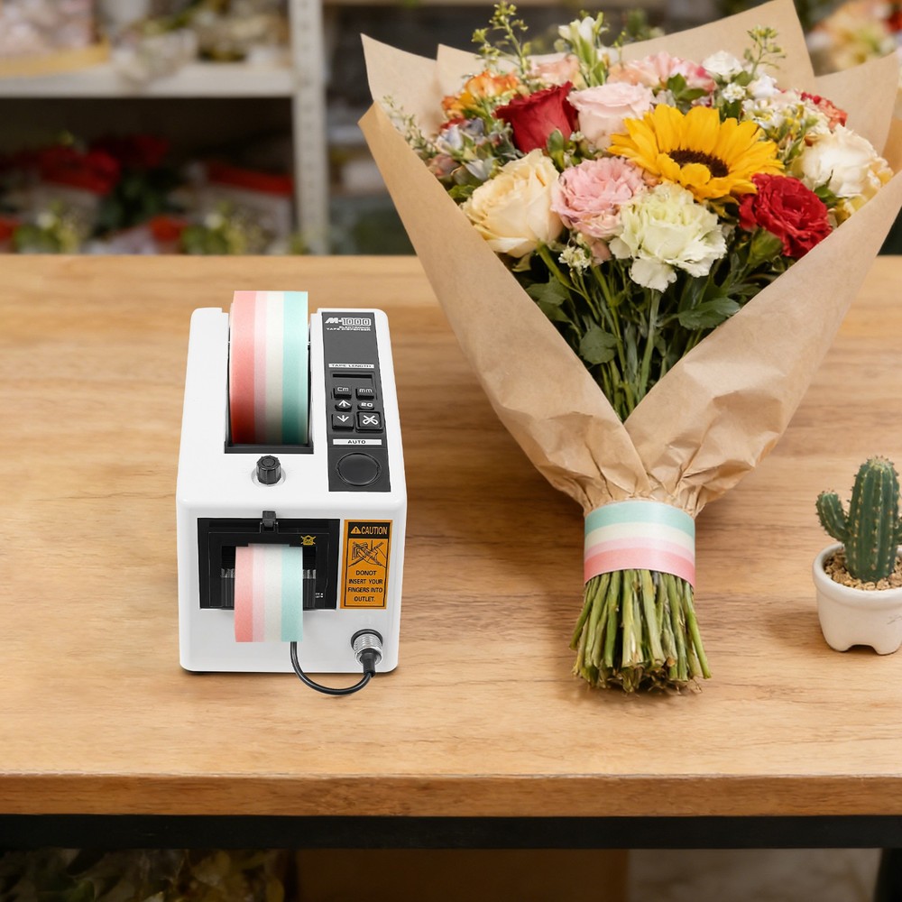 Plastic Automatic Electric Tape Cutting Machine For Wrapping/packing Tabletop