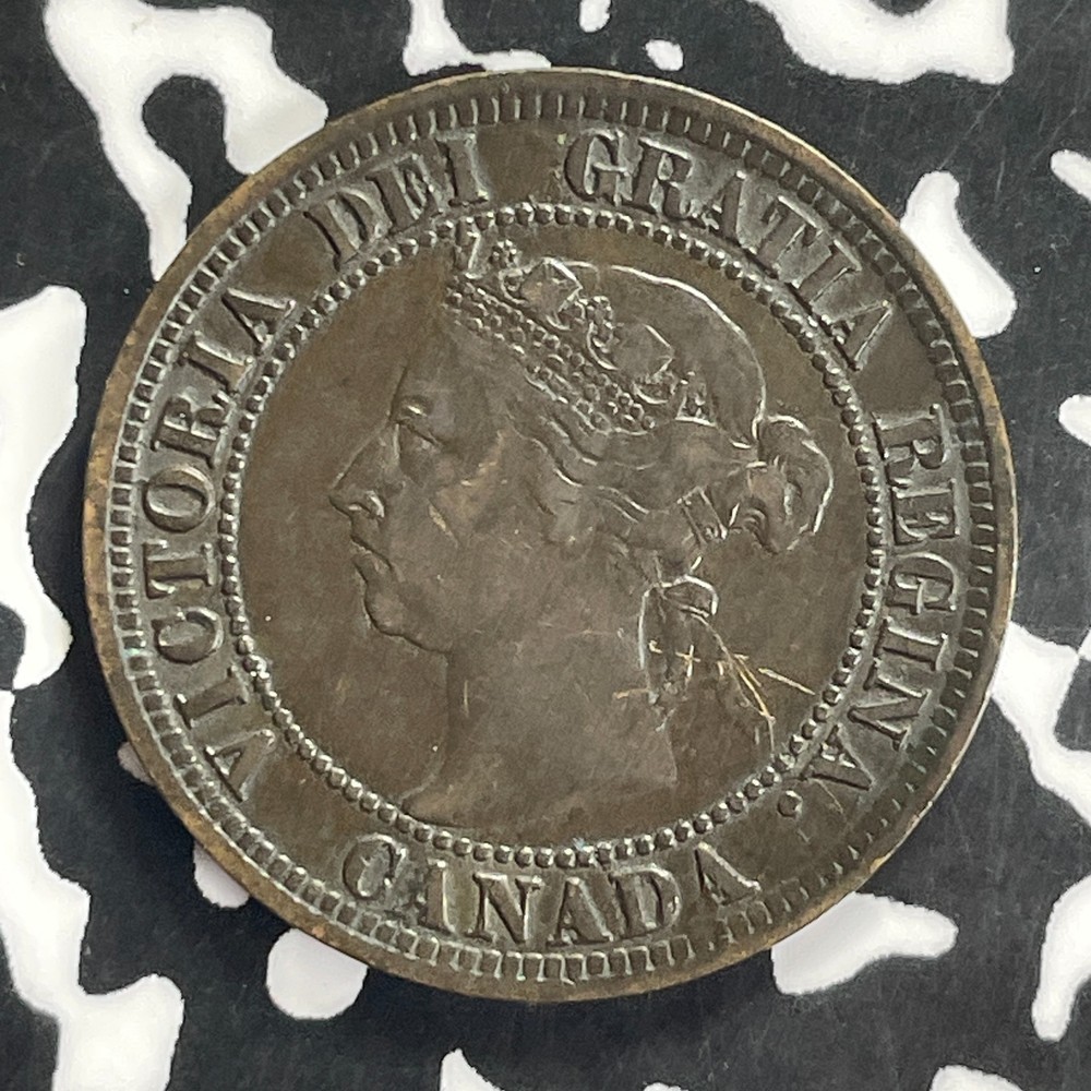 1891 Canada Large Cent Lot#C0187 Nice! Better Date