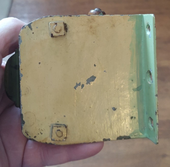 Antique Irwin Sure Point table top edge Mount Industrial Look Pencil Sharpener