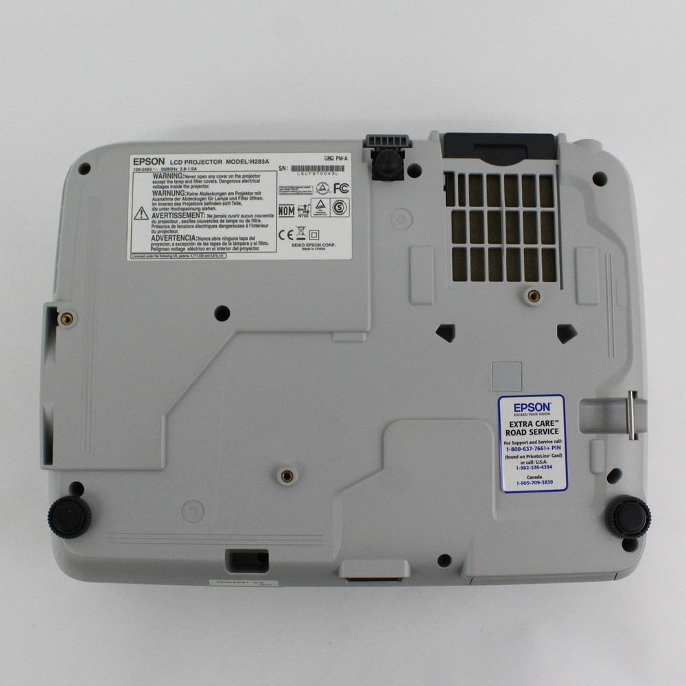 S6 3LCD H283A Projector With Cables Remote Case Works