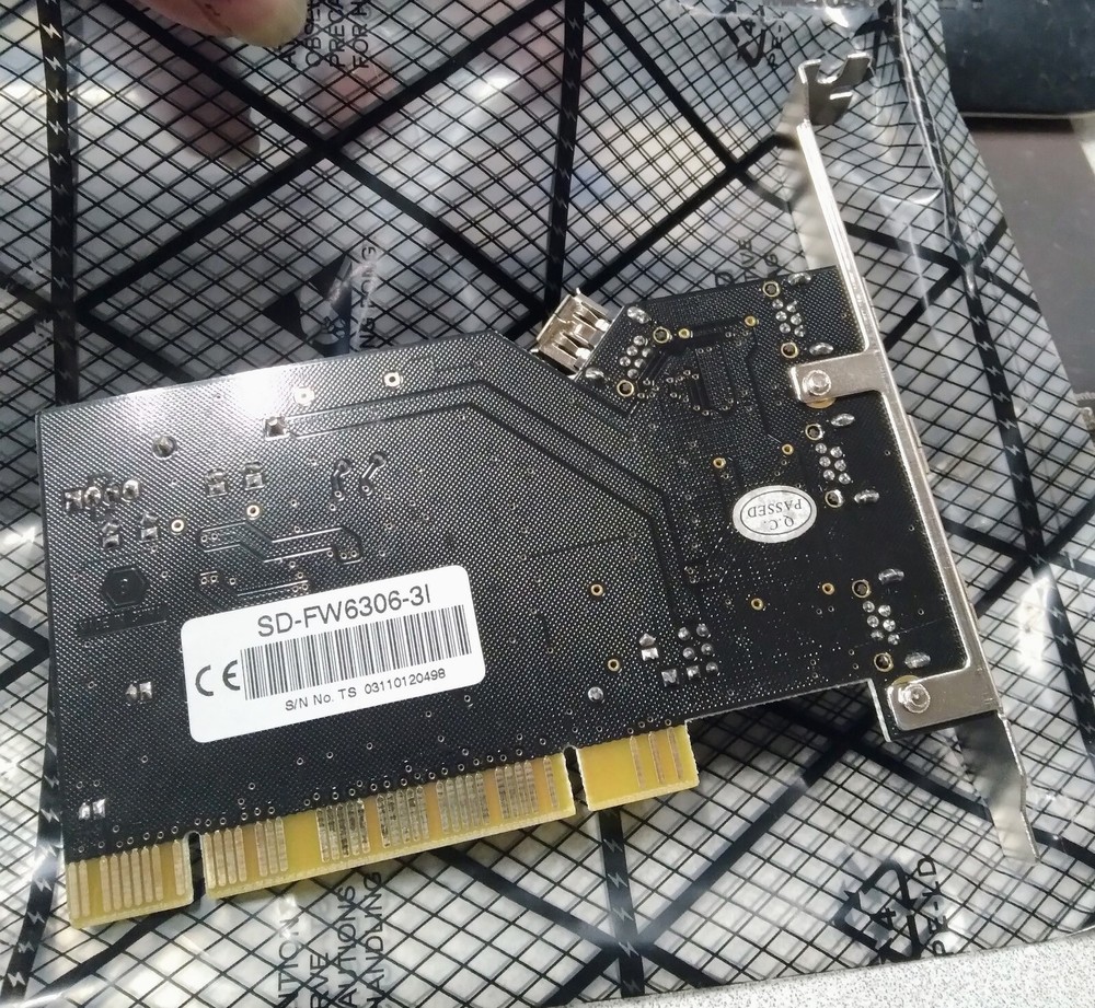 Firewire IEEE 1394A Card