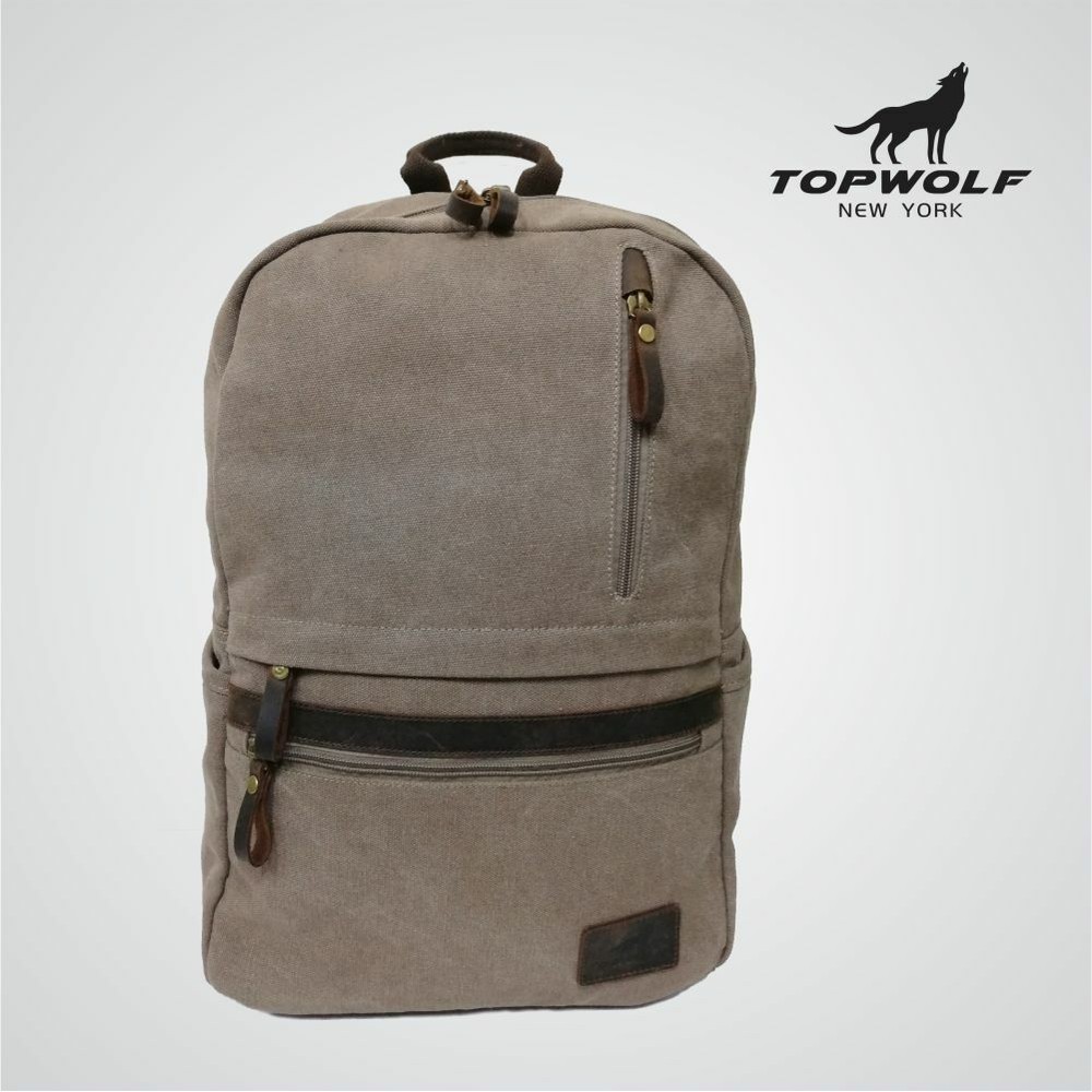 Topwolf New York Canvas Backpack - TW005