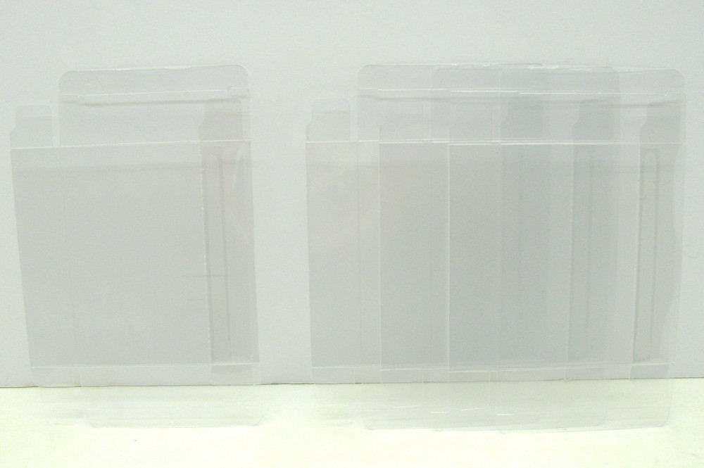 50x ATARI 7800 GAME CARTRIDGE - CLEAR PLASTIC PROTECTIVE BOX PROTECTOR SLEEVE