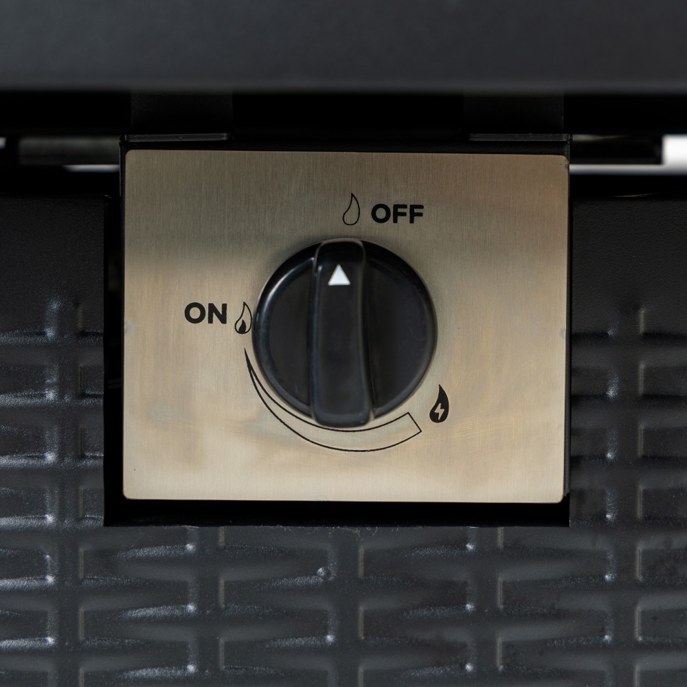 Propane Fire Pit Table with Waterproof Cover and Adjustable Flame