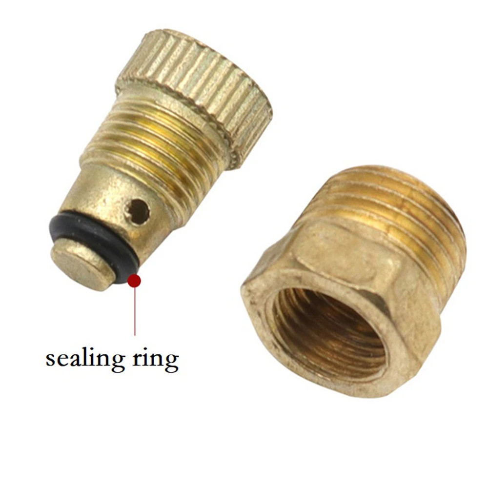Silent Air Compressor Drain Valve Screw for Quick Water Release (2PCS)