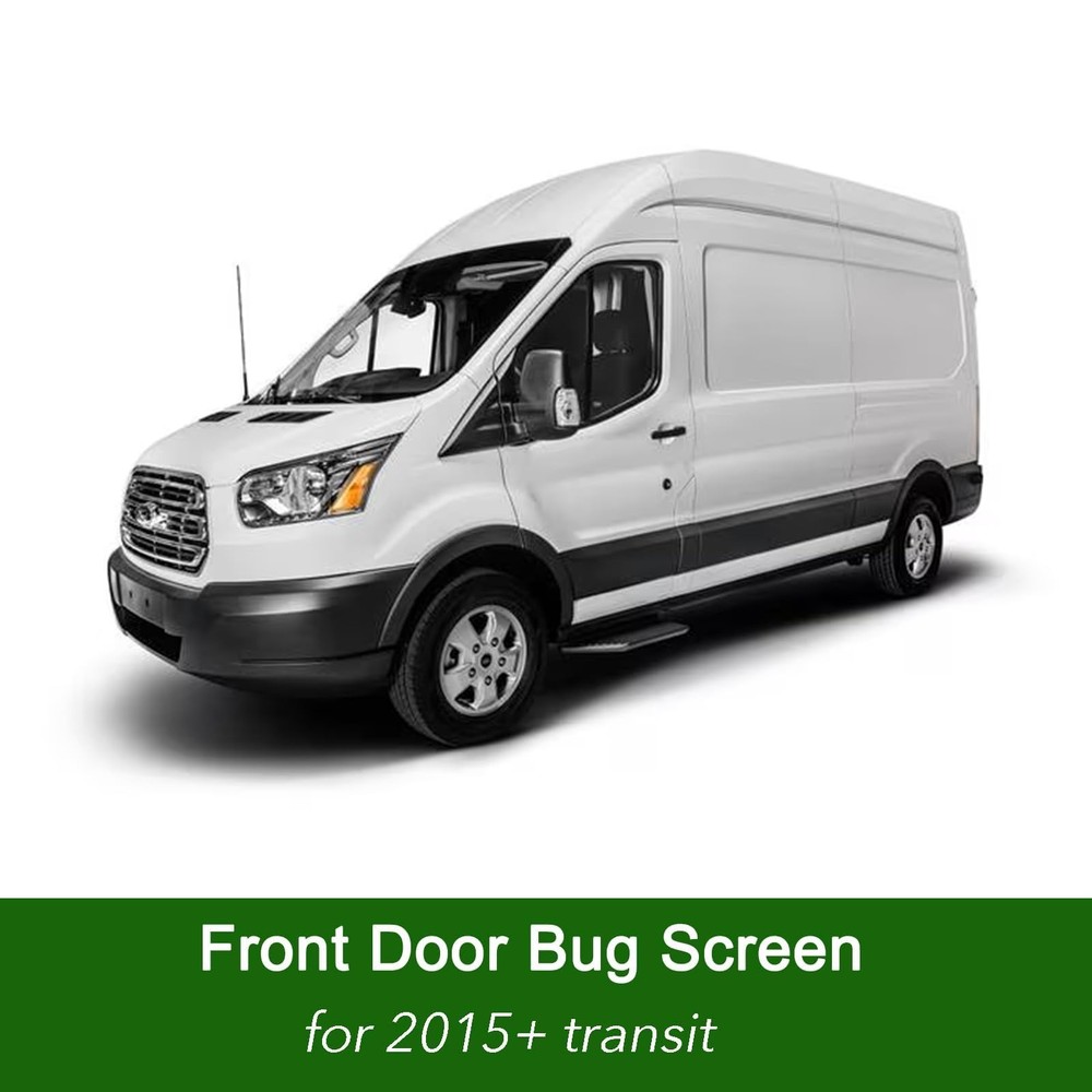 Bug Screens (Pair) for 2015-Current Ford Transit Van,Front Door Window Screen...
