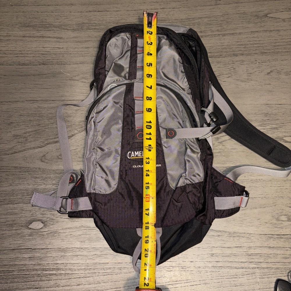CamelBak Cloud Walker Hydration Pack Backpack Black Gray NO Bladder