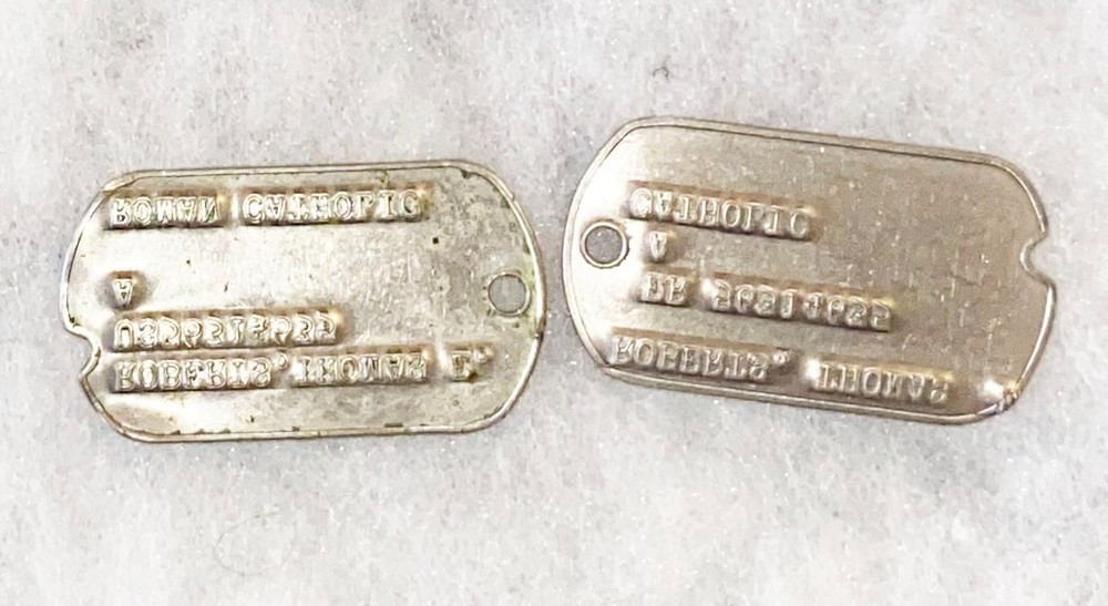 Thomas Roberts Dog Tag Set