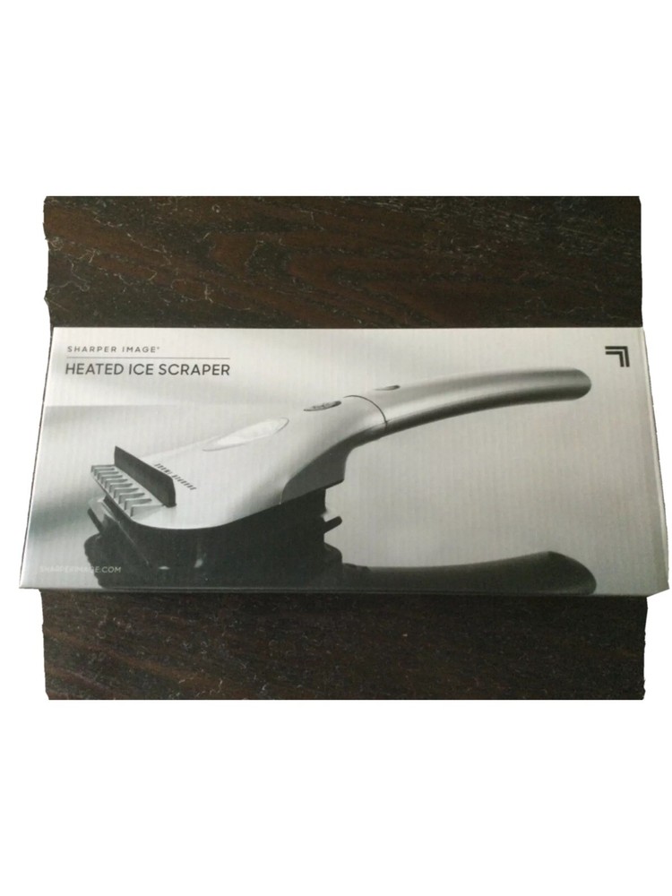 Sharper Image Heated Ice Scraper New