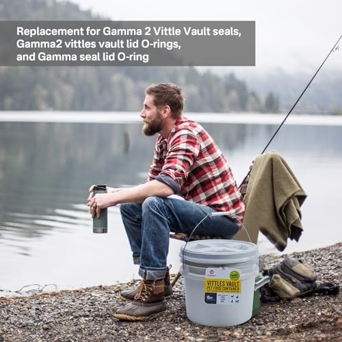 Replacement for Gamma Seal Replacement O-Ring (one Pair) for 12" lids (3, 5 &