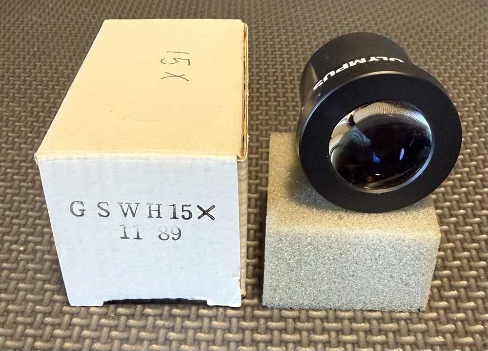 Olympus Microscope Eyepiece GSWH15X/16 Japan