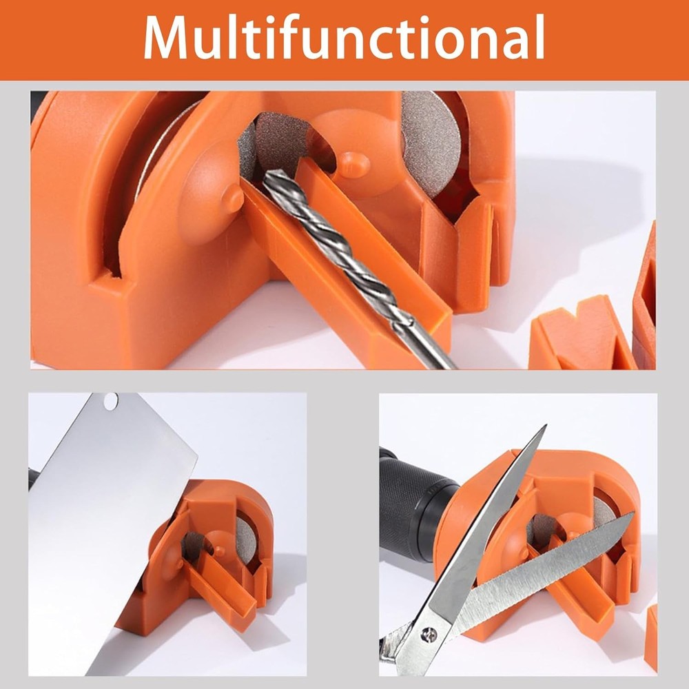 Multipurpose Electric and Manual Drill Bit Sharpener for All Sizes