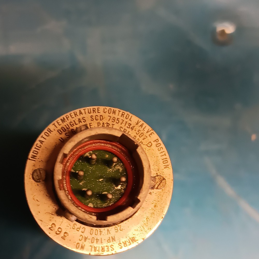 TEMP. CONTROL VALVE POSITION INDICATOR SRL-926 US GAUGE FREE SHIPPING