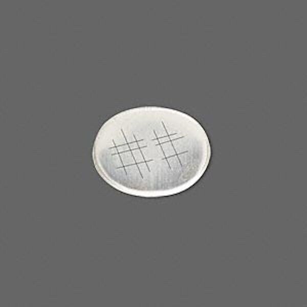 2 Sterling Silver 16x12mm Oval Unpolished Bezel Solid Back Setting Cup