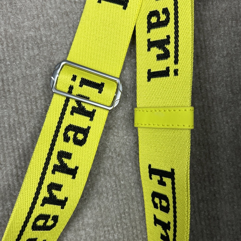 Ferrari Racing Yellow Camera Strap Adjustable Length