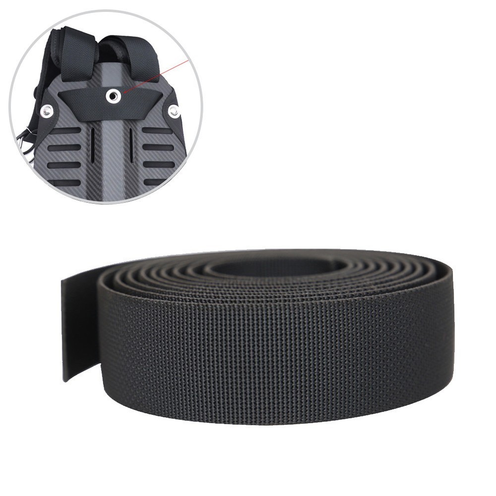 3.5m Technical Scuba Diving Backplate Webbing Dive For All Wing-BCD Backplats