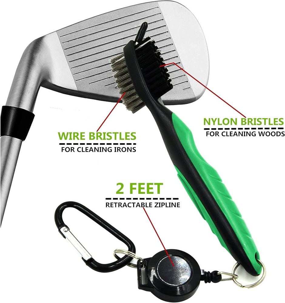 Powerful Golf Brush Cleaner with Sharp Pick - Ultimate Tool for Avid Golfers