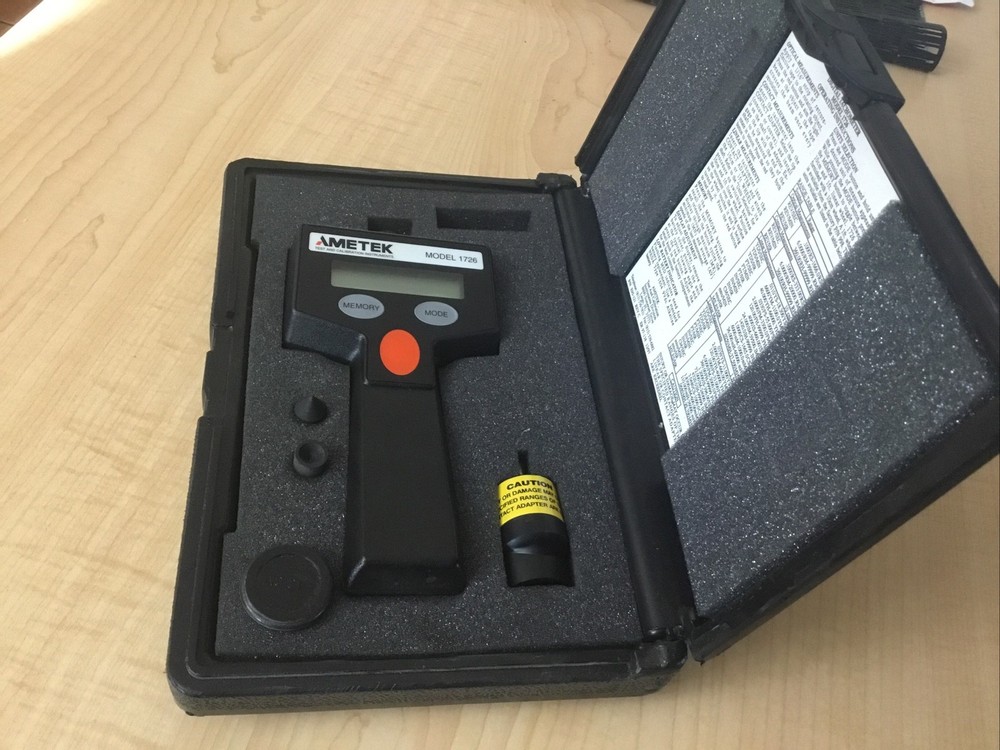 AMETEK MODEL 1726 DUAL FUNCTION DIGITAL TACHOMETER HANDHELD METER
