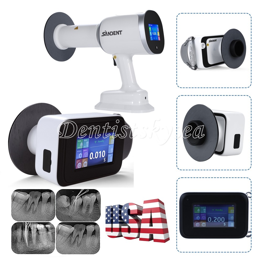 Dental X Mobile Unit System Ray Digital Machine High Frequency with Shield NEW