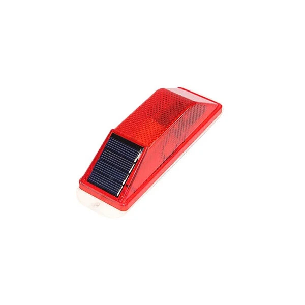 Solar Strobe Warning Lights Flash Lights Waterproof Security Wall Lamp Outdoor