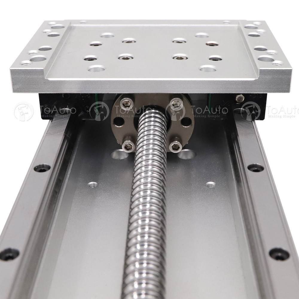 Heavy Load Linear Rail Sliding Module 100~1000mm Ballscrew Milling Table CNC