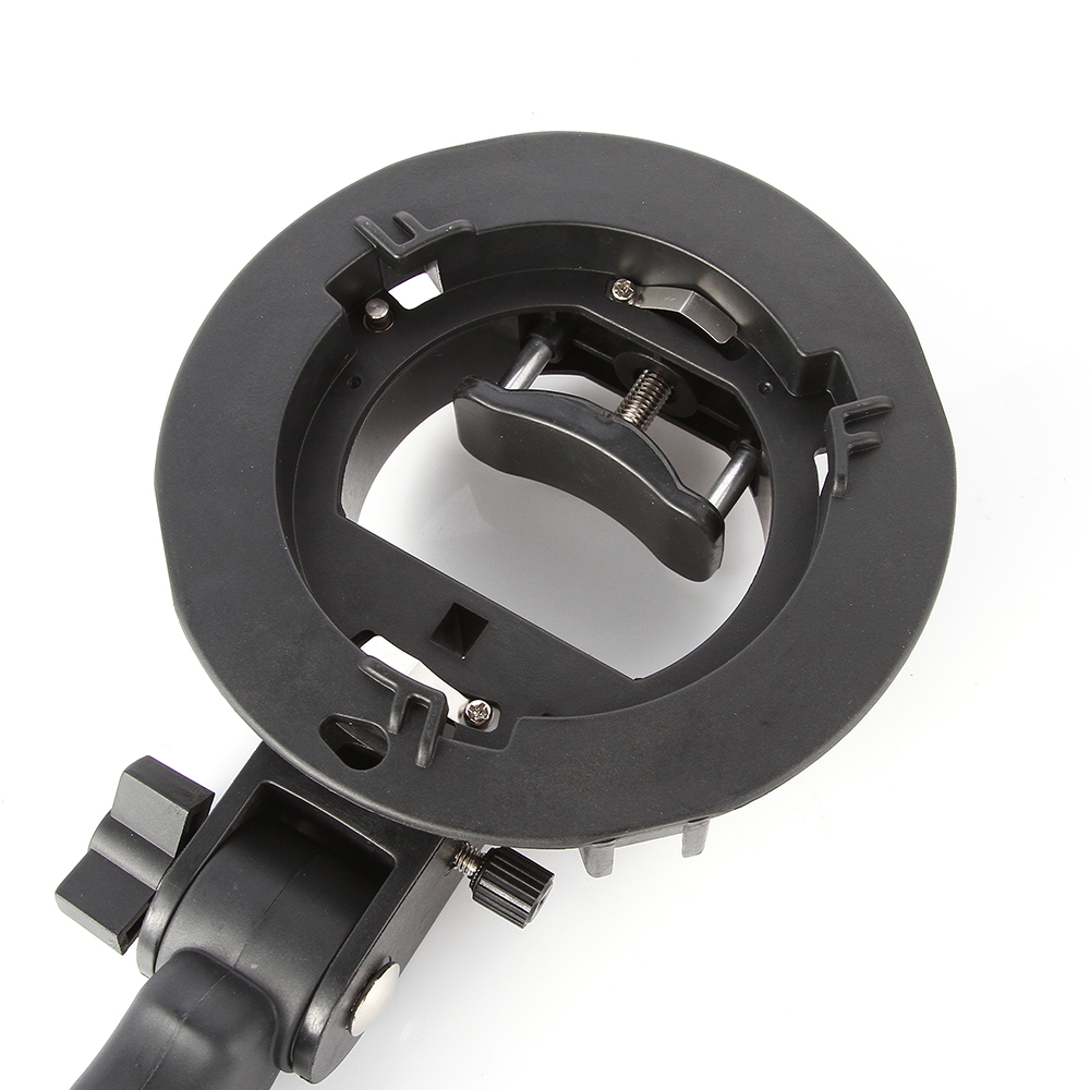 S Type Bowens Mount 5 Flash Holder Bracket Head Hand Grip for Speedlite Softbox