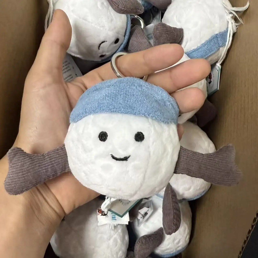 Jellycat Inspired Golf ball Charm Clip NWT Best Gift For Kids Birthday Gift