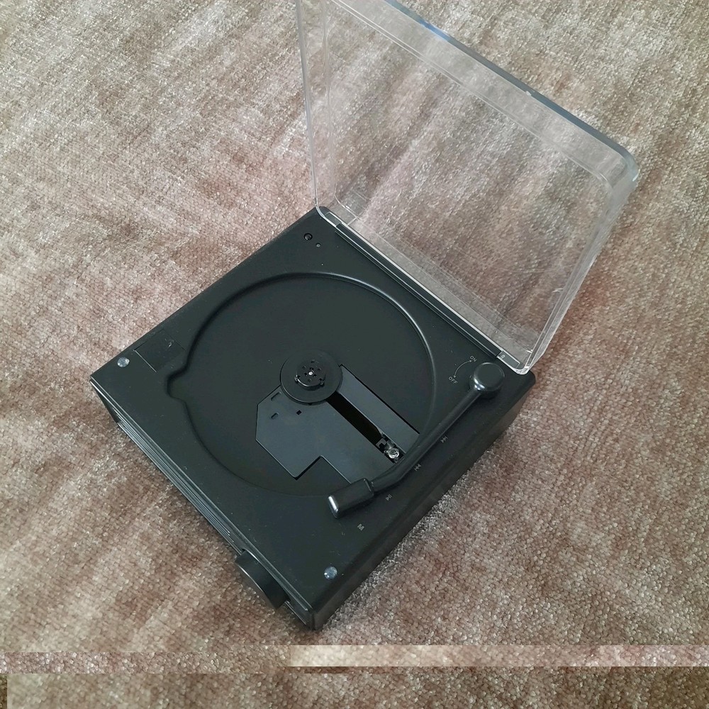 Used CD Player with Speakers Bluetooth Nostalgic Retro Portable CD Player