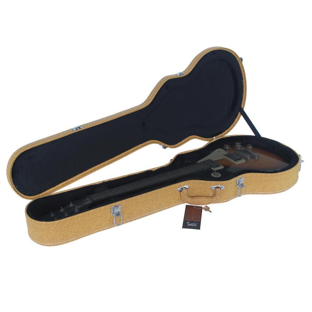 Glarry Microgroov Bulge Surface For GLP Electric Guitar Hard Case with Lock
