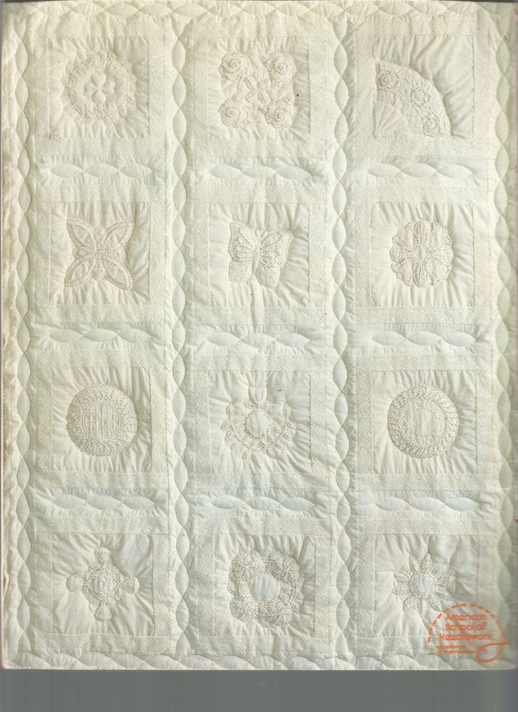 How to Candlewick Quilt Pattern Embroidery Boye J68