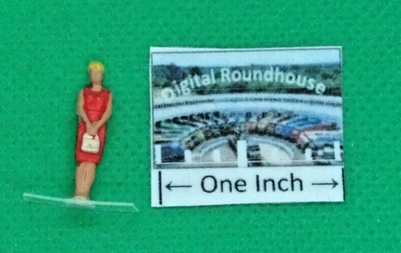 Digital Roundhouse Figures HO Spectators (pkg. 6) - Details Below