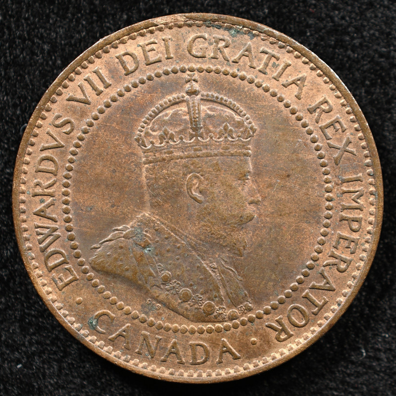 Canada 1 Cent 1908, Coin, Inv#F784