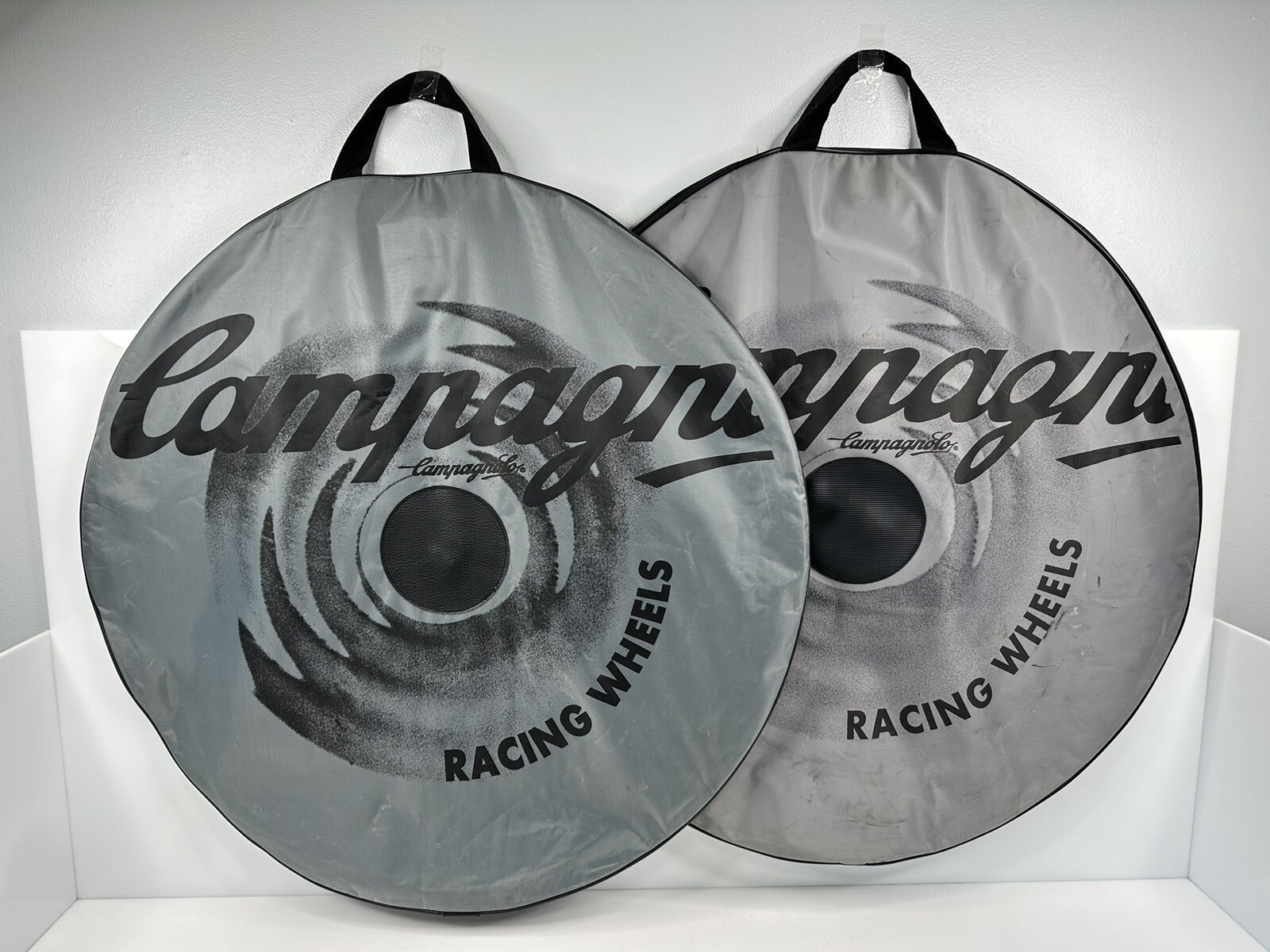 Vintage Campagnolo Racing Wheels Wheel Bag Set Pair 700c Road Silver