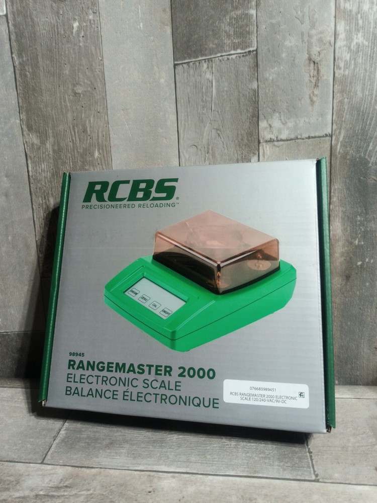 RCBS 98945 RangeMaster 2000 Electronic Reloading Scale 120/240V AC/9V DC Adapter