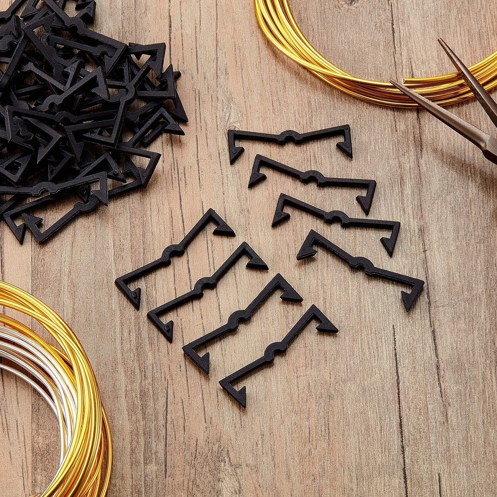 Pegboard Hook Locks Black Plastic Peg Locks Pegboard Hook Retainers Display O...