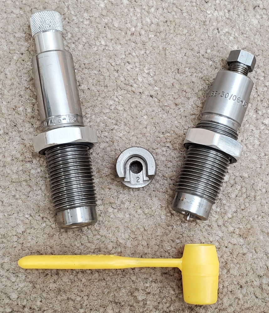 LEE Precision 30.06 Reloading Dies ! 2 Piece Set! Includes Shell Holder!