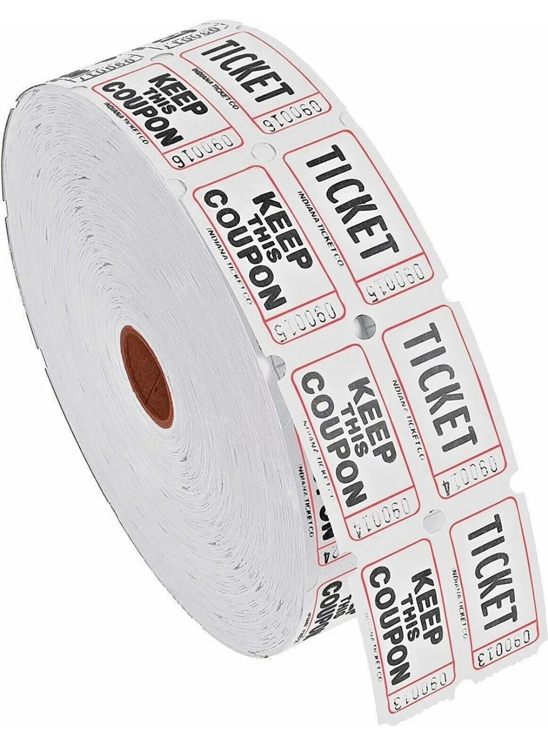 Raffle Tickets Double Stub Split the Pot 50/50 Carnival Fund Raiser Events FreeS