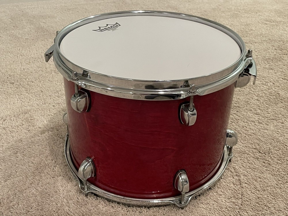 Premier Artist Birch 12” Tom Transparent Cherry Lacquer Drum Drumset Set