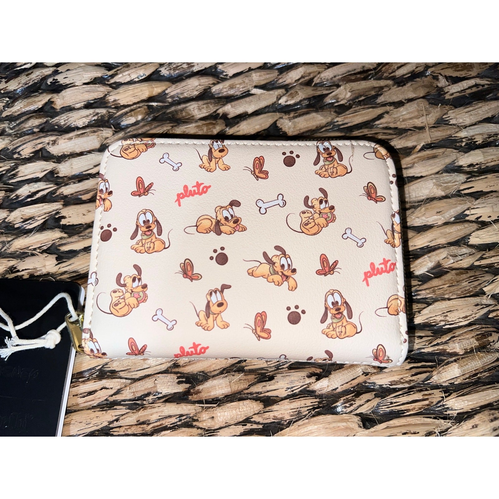 NEW Loungefly Disney Baby Pluto Mini Backpack Wallet Set