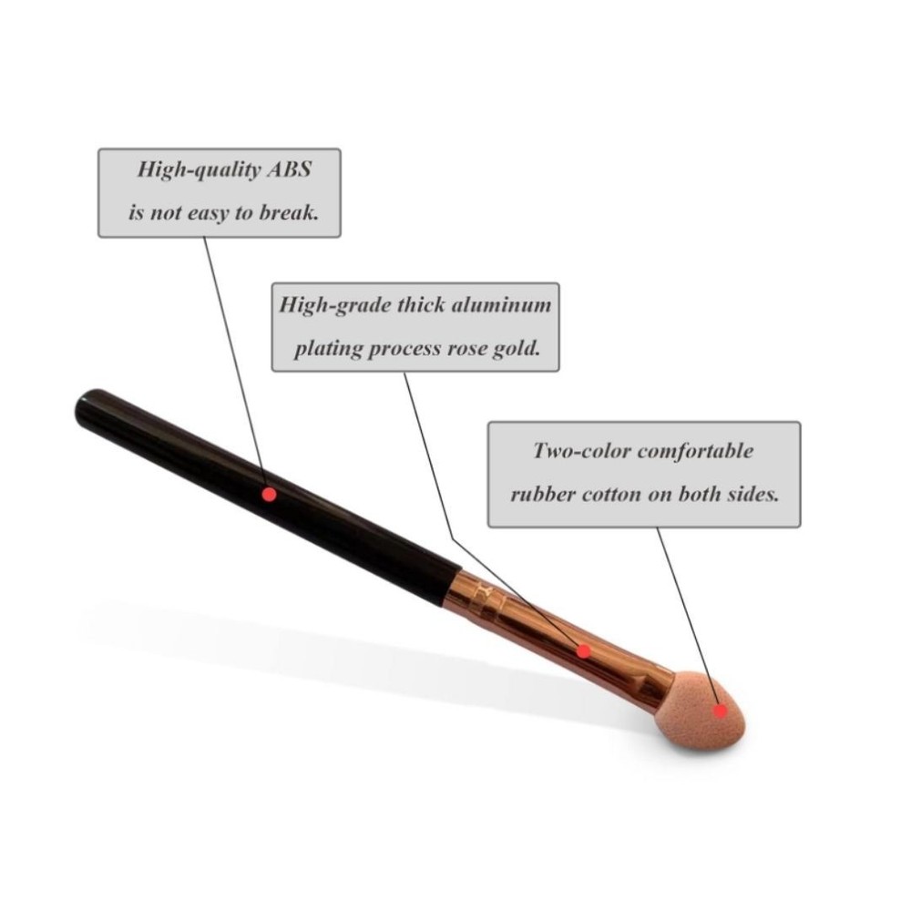 5 Pack Eyeshadow Makeup Brushes Reusable Dual Sides Sponge Eyeshadow Applicator