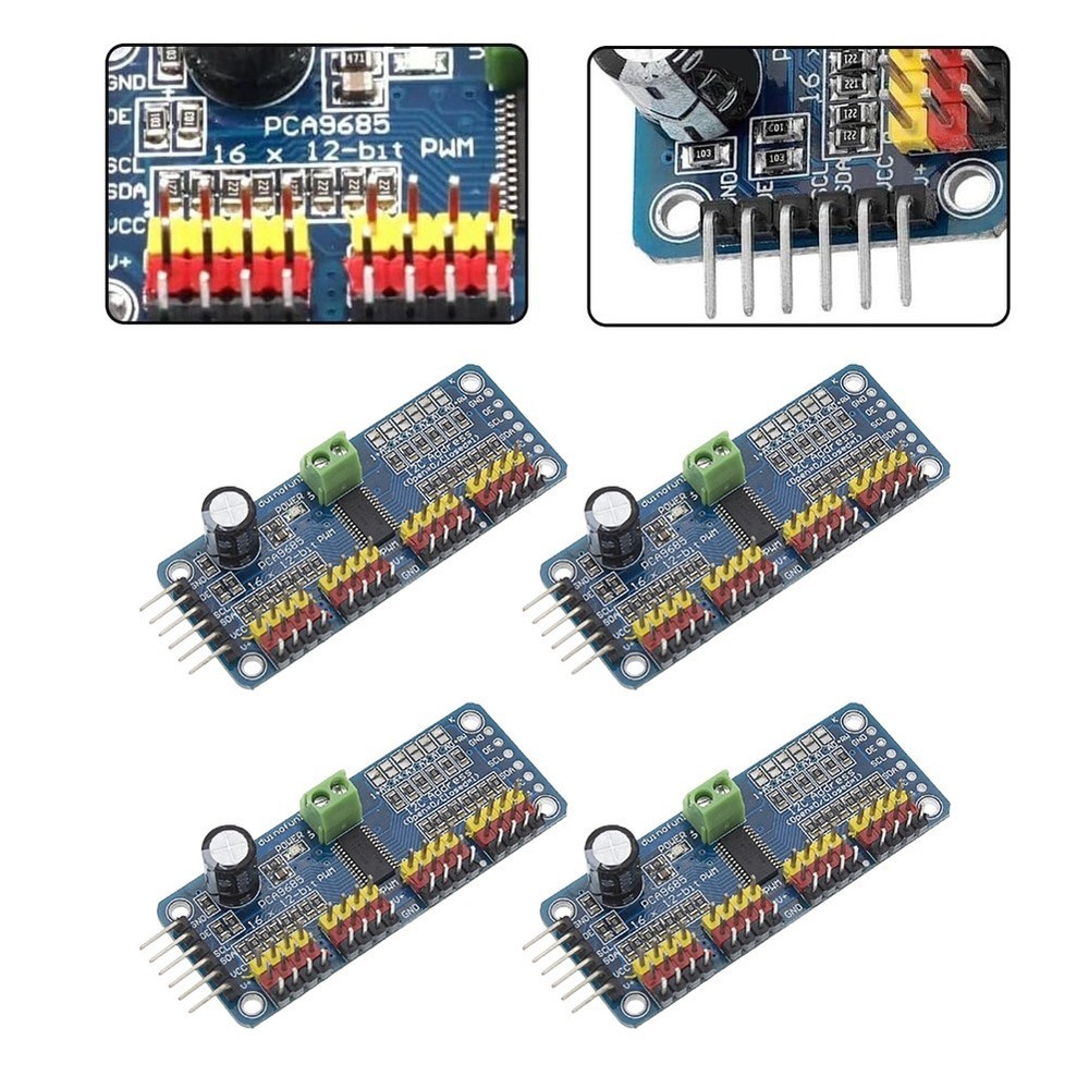 PCA9685 Module I2C Controller For Arduino Projects 3.3V MCU Compatible
