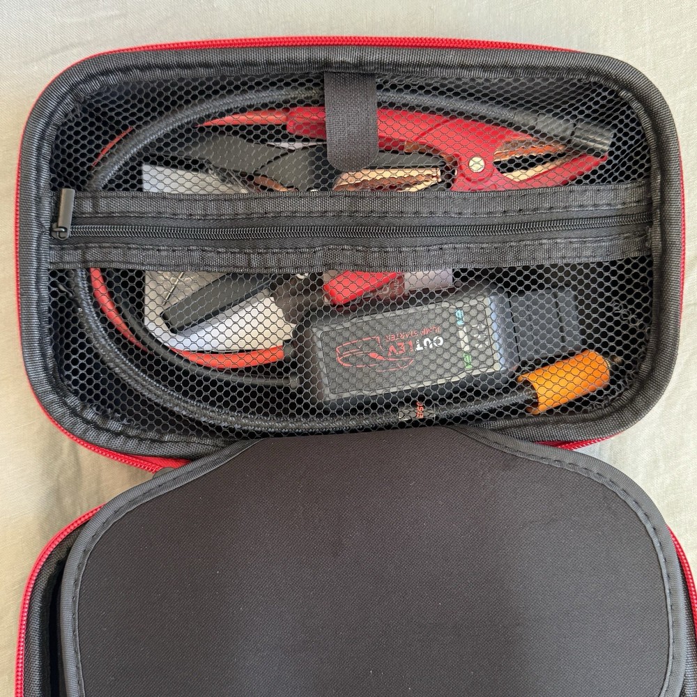 Outlev Jump Starter 6000A Air Compressor 160PSI Multi-Functional Emergency Kit