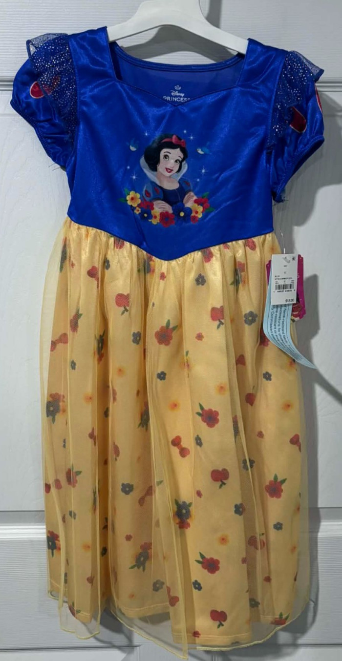 Snow White Disney Princess Dress - Blue - Size 5T - NWT