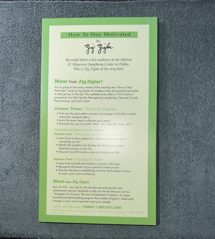 Ziglar Training Systems - Zig Ziglar The Goals Program 6-CD Set