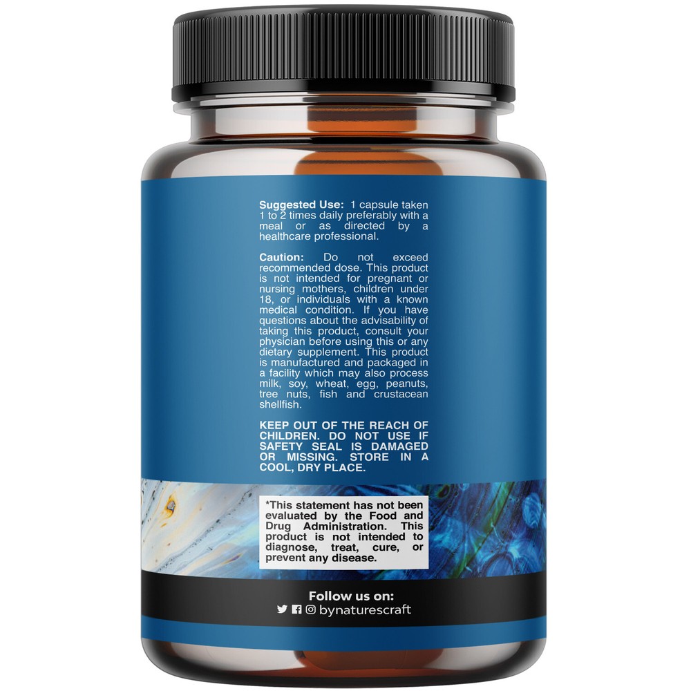 Herbal Adaptogen Mood Support Supplement - Calming Adaptogens Supplement 60ct